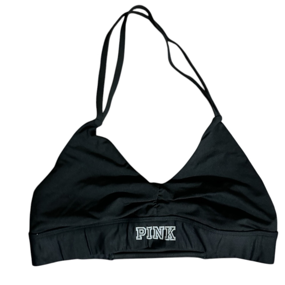 Pink sport bra